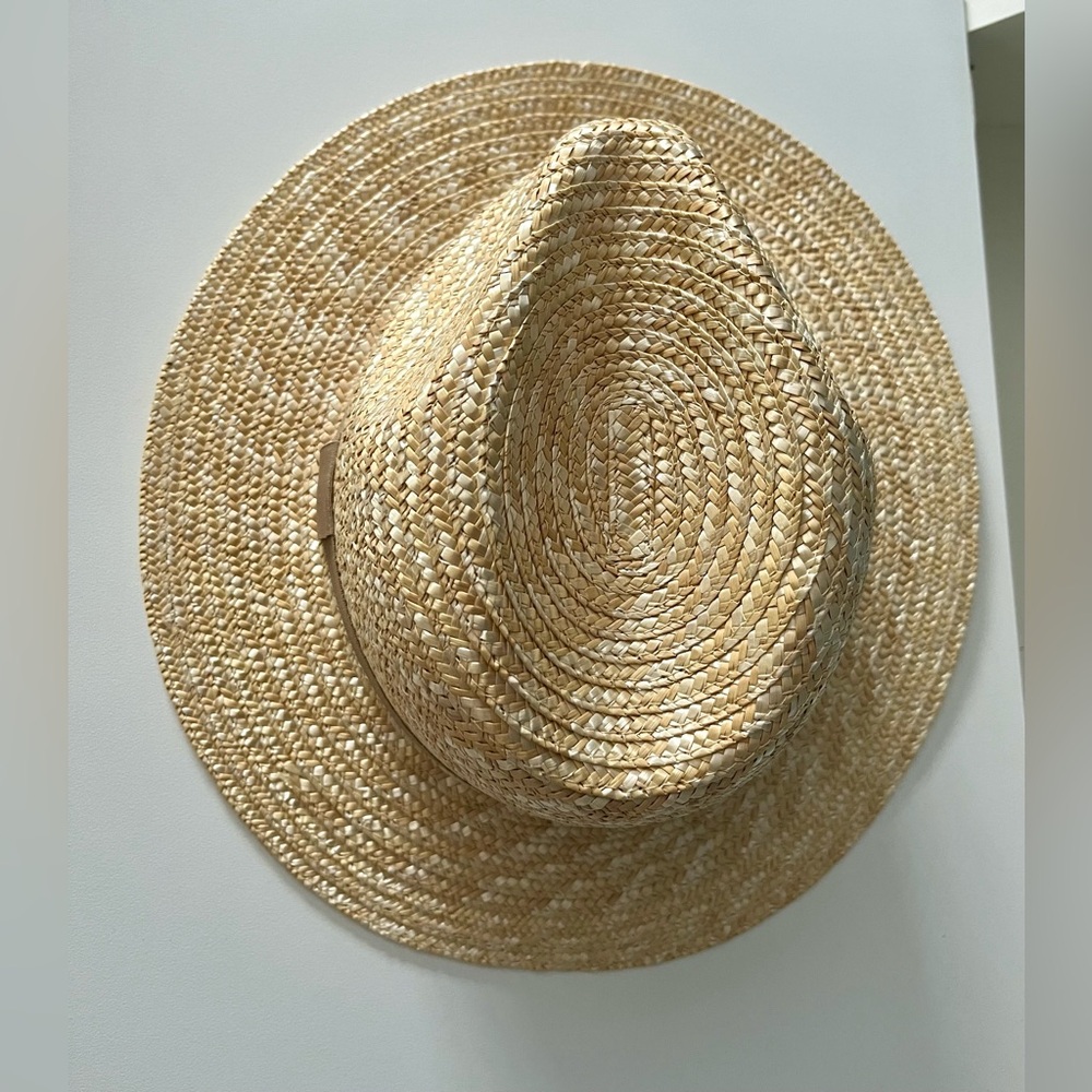 Pink Lily Straw Fedora - Picture 2 of 7